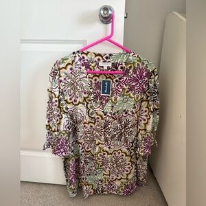 Cynthia Rowley Floral Blouse